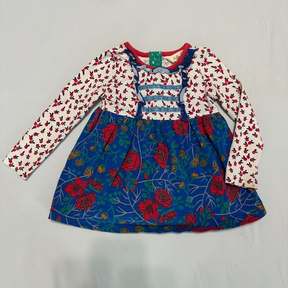 Matilda Jane Other - Matilda Jane Girls 12-18 Months Long Sleeve Top Shirt Berry Floral Winter Tunic